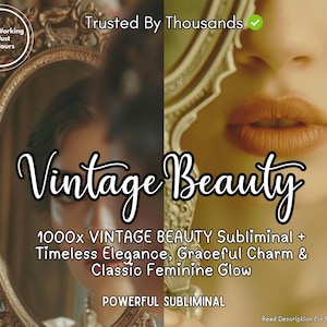 Vintage Beauty Mächtig unterschwellig hocheffektiv unterschwellig Sub-Musik Manifestation Göttlich Feminine Schönheit Unterschwelliges Gesetz Anziehung mp3