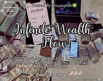 Infinite Wealth Flow Subliminal Audio | Money Magnet, Abundance Mindset, Financial Freedom & Luxury Energy