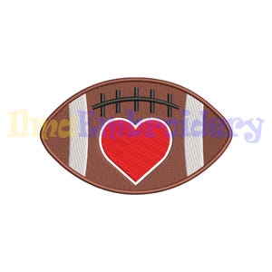 Love American Football Embroidery Design, Perfect Sports Enthusiasts embroidery, Sport Embroidery pattern, Machine Embroidery file, 4 Sizes