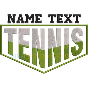 Split Tennis Embroidery Design, Tennis Ball Embroidery Design, Tennis embroidery design, Sport Embroidery, Ball Embroidery, 4 Sizes