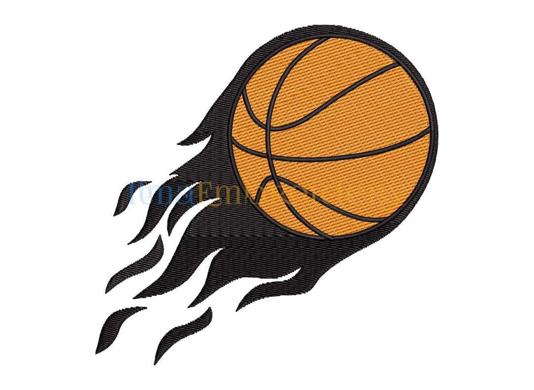 Basketball Embroidery Design, Sport Embroidery Design, Baĺl Embroidery