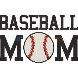 Baseball Mom Embroidery Design, Baseball Embroidery Design, Sport Embroidery Design, 4 Sizes