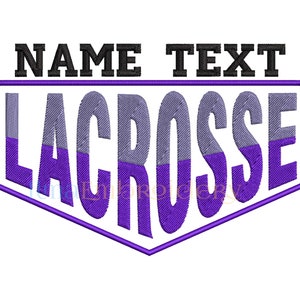 Split Lacrosse Embroidery Design, Lacrosse Embroidery Design, Sport Embroidery Design, 4 Sizes