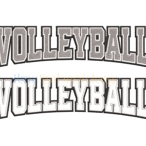 Volleyball Embroidery design, Sport Embroidery Design, 4 Sizes