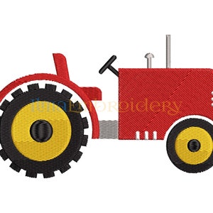 Vintage Tractor Embroidery Design, Tractor Embroidery Design, Farm Embroidery, Machine Embroidery Design, Instant Download, 4 Sizes