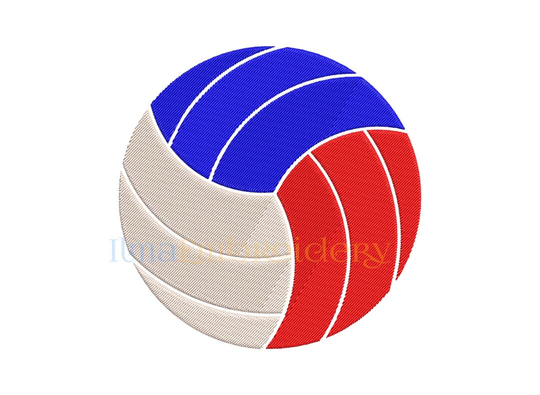 Volleyball Ball Embroidery Design, Volleyball Embroidery Designs
