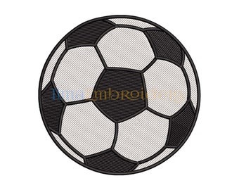 Soccer Ball Machine Embroidery Design: Sport Embroidery (4 Sizes)