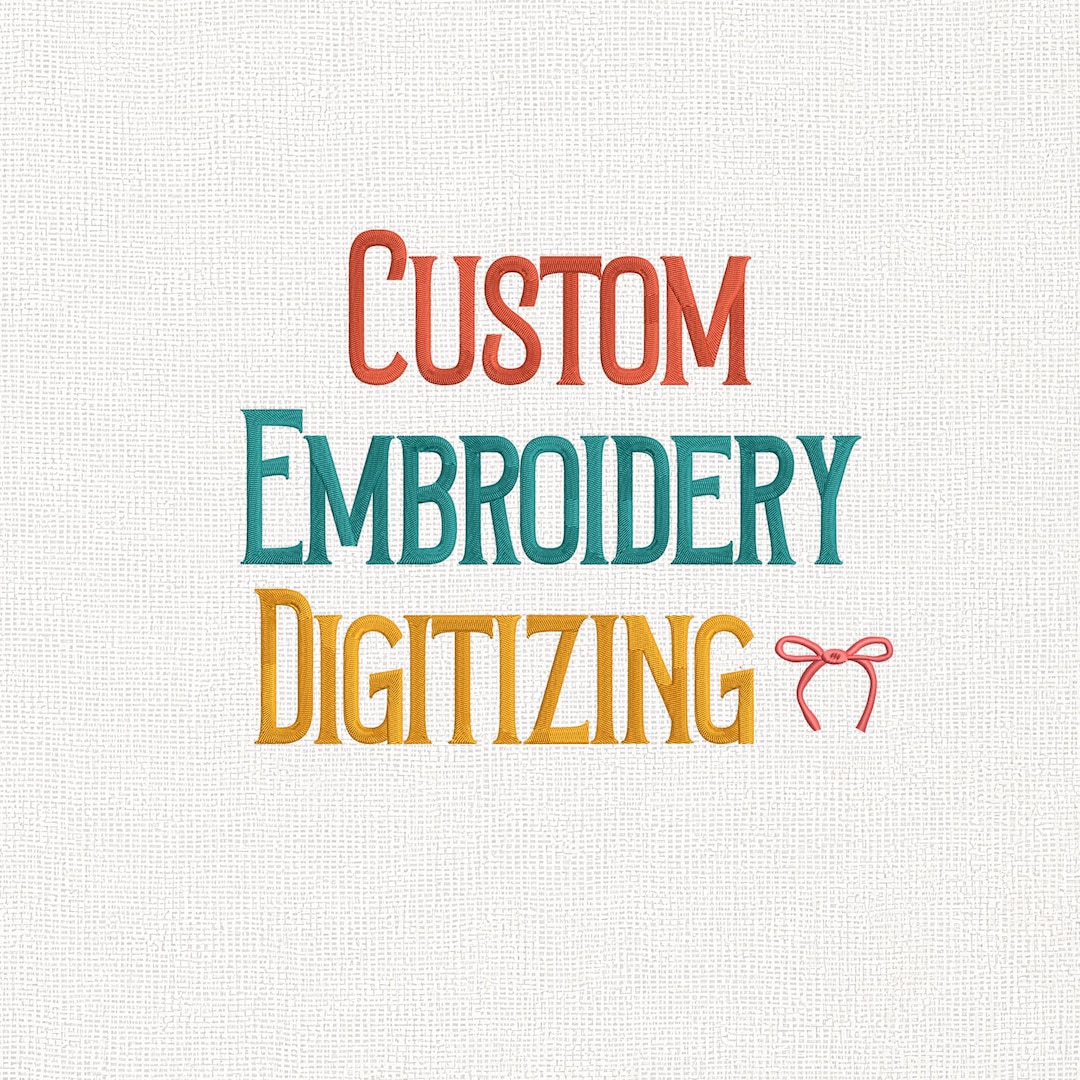 Custom Logo Embroidery Digitizing, Machine Embroidery Design (digital ...