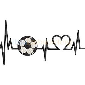 Soccer Ball Embroidery Design, Soccer Embroidery Design, Sport Embroidery Design, Football Embroidery Design, Machine Embroidery 105,4 Sizes