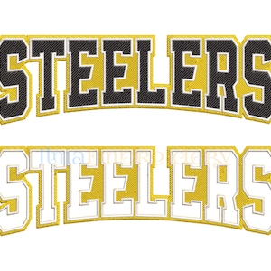 Steelers Embroidery Design, Maschinenstickdatei, 4 Größen