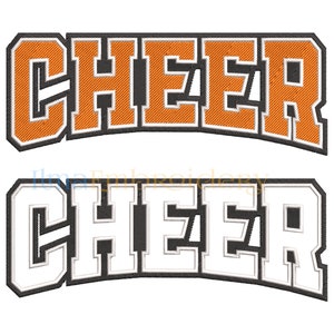 Cheer Embroidery Design, Cheerleader Embroidery Design, Cheerleader Monogram, Cheer Mom embroidery,  Instant Download , 4 Sizes