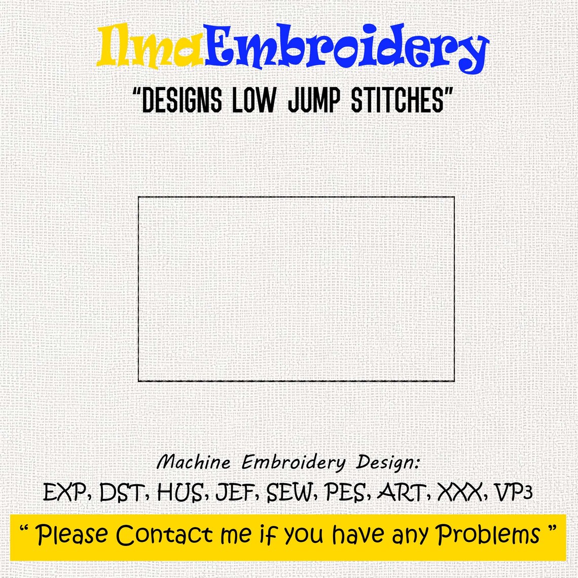 Rectangle Line Embroidery Design, Frame Machine File (digital Download ...