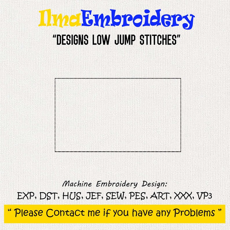 Machine Embroidery Rectangle Frame Design Rectangle Line Embroidery Design, Frame Machine File (digital Download ...