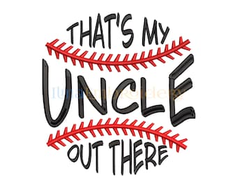 Baseball Uncle Embroidery Design, Baseball Embroidery Design, Baseball Softball Embroidery Design, Sport Embroidery Design, 4 Sizes