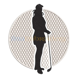 Golf Embroidery Design, Sport Embroidery, Ball Embroidery 107, 4 Sizes