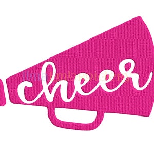Cheer Megaphone Embroidery Design, Sport Embroidery Design, Machine Embroidery Design 101, 4 Sizes