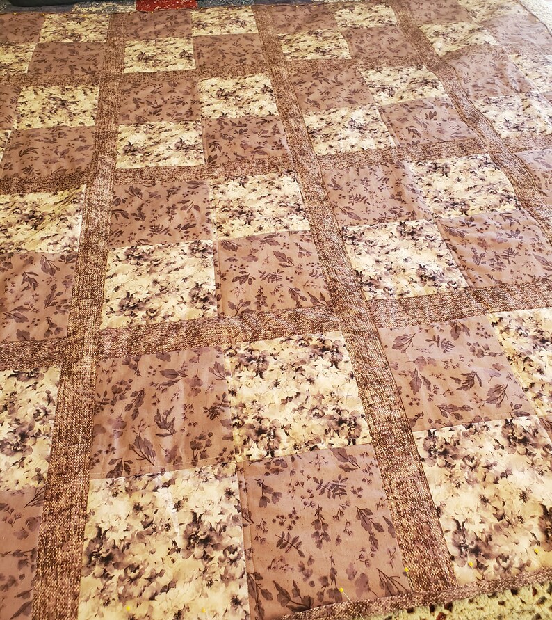 Plum Pretty Throw Quilt Etsy