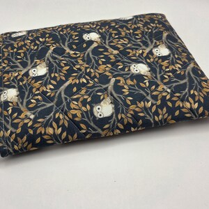 Padded Zippered Book Sleeve | E-Book Protector | Handmade Reader Gift | 9.5”x7”