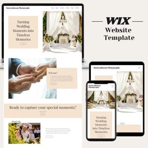 Wix Website Template Wedding Photographer Wix Template Photography Wix Design Wedding Photography Website Photographer Website Wix Studio