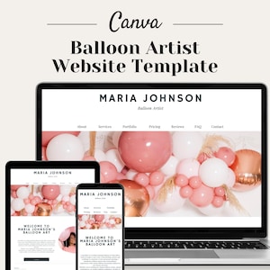 Palloncino Business Canva Sito Web Decorazione Palloncino Modello Sito Web Palloncino Artista Landing Page Palloncino Sito Web Una Pagina Palloncino Decorazione Festa Palloncino