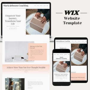 Coach Wix Website Template Coaching Wix Template Life Coach Web Design Business Coach Wix Website Coach Website Business Coaching Wix Studio