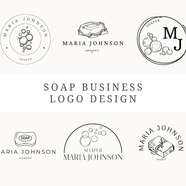 Soap Maker Logo Design Canva 6 Customizable Soap Logos Soap Business Logo Editable Soaper Logo Soap Making Logo Template Saponification Logo