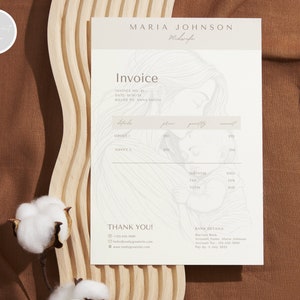 Editable Midwife Invoice Template, Doula Order Form (Canva Template)