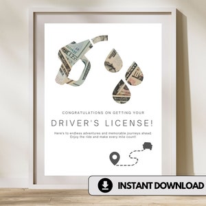 Rijbewijs Geld Cadeau DIY Cadeau Nieuwe Bestuurder Geld Cadeau Eerste Auto Last Minute Cadeau Rijbewijs Cadeau Idee Creatief Geld Cadeau Idee