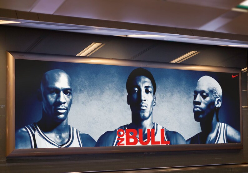 rodman pippen jordan poster