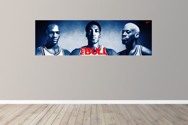 rodman pippen jordan poster