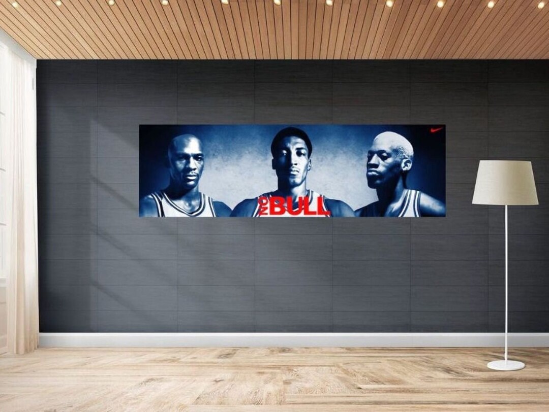 rodman pippen jordan poster
