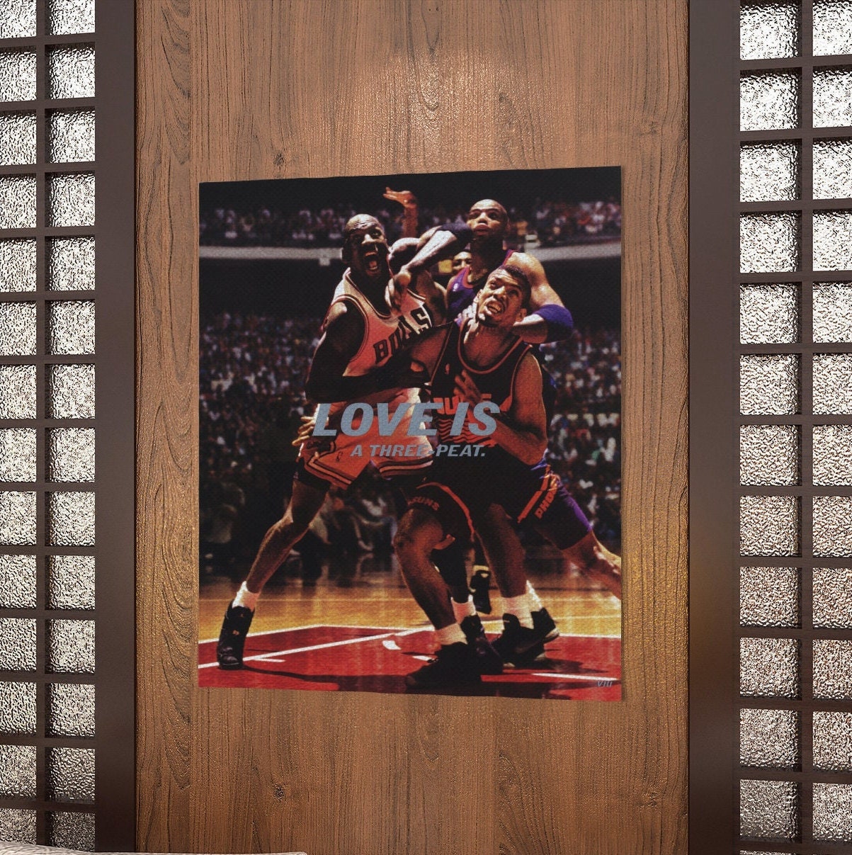 Michael Jordan 3 Peat Cigar Canvas Painting - Nba Canvas Prints, 1 Pan -  Ducicanvas