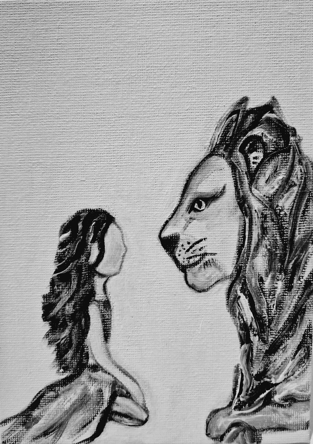 The Lion and the Woman - Etsy