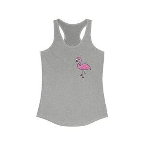 Women&#39;s Pink Flamingo Tank Top