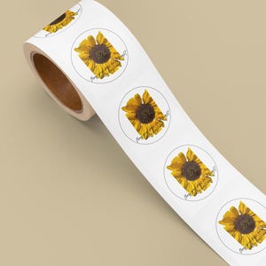 Sunflower Stickers, Bubble-Free Sunflower Stickers, Vibrant Sunflower Decals, Perfect for Decorating Any Surface! Easy to Apply Residue Free