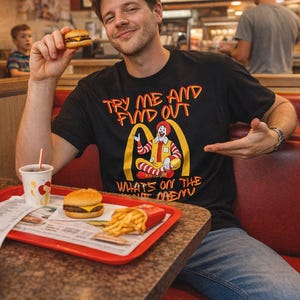 Mcdonalds Tshirt Parody - Etsy