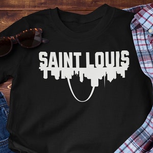 Saint Louis Skyline Drip T-Shirt, Saint Louis shirt, drip shirt, gift for men, gift for women, Saint Louis shirt for men, Saint Louis shirt
