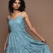 Heatwave Maxi Dress in Cobalt Linen Blend