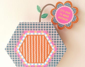 Los errores son parte del crecimiento Jarrón