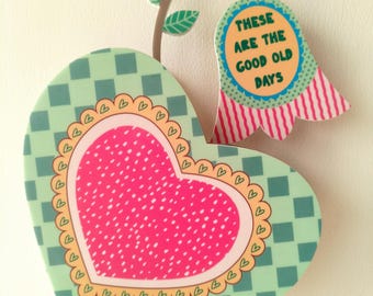 Estos son los buenos días Jarrón