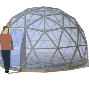 GD18 geodesic dome sketchup model