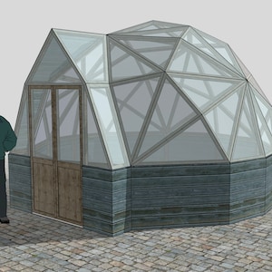 4M diameter Unity Dome Plans (big door)