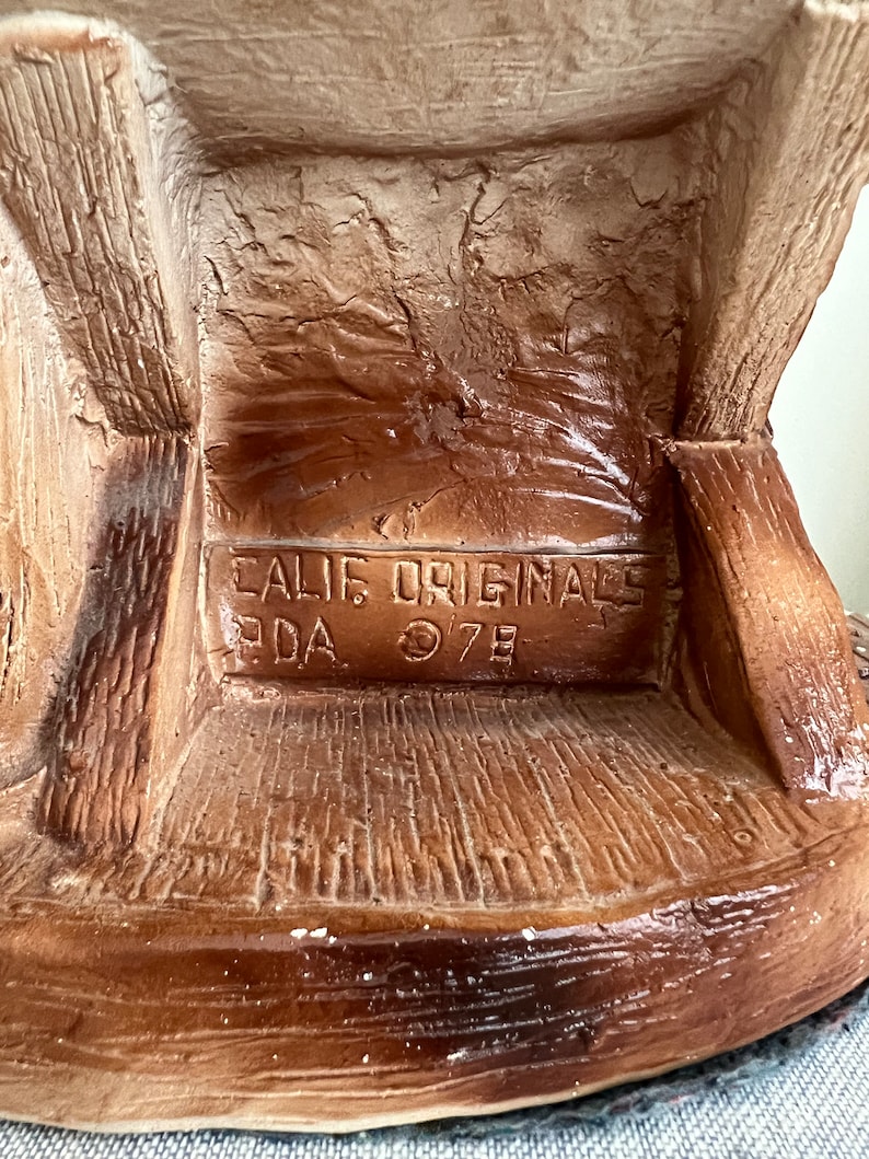 RARE Vintage Apsit Brothers, California Originals Pottery Ceramic Lamp