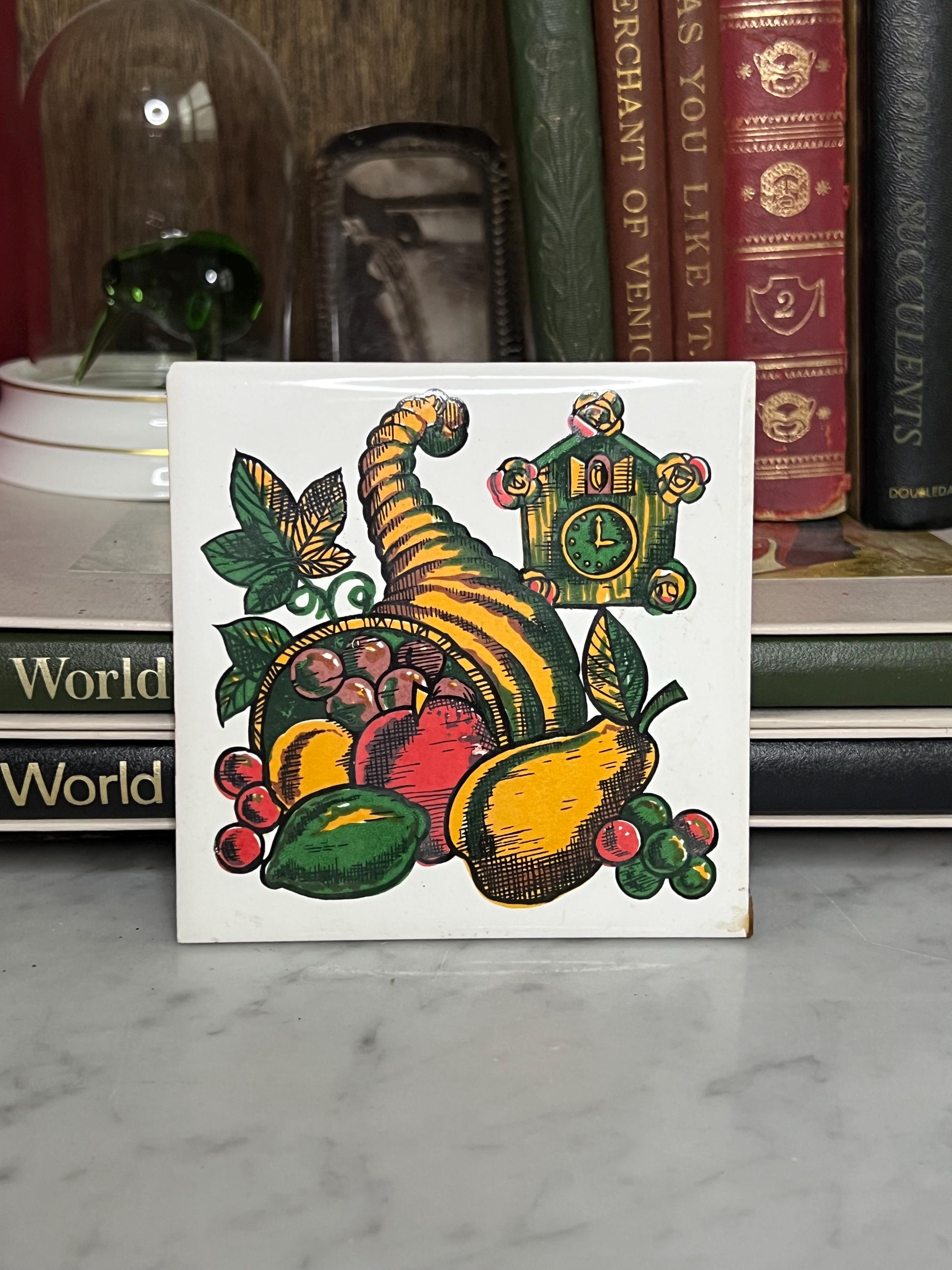 Cornucopia Clock - Etsy