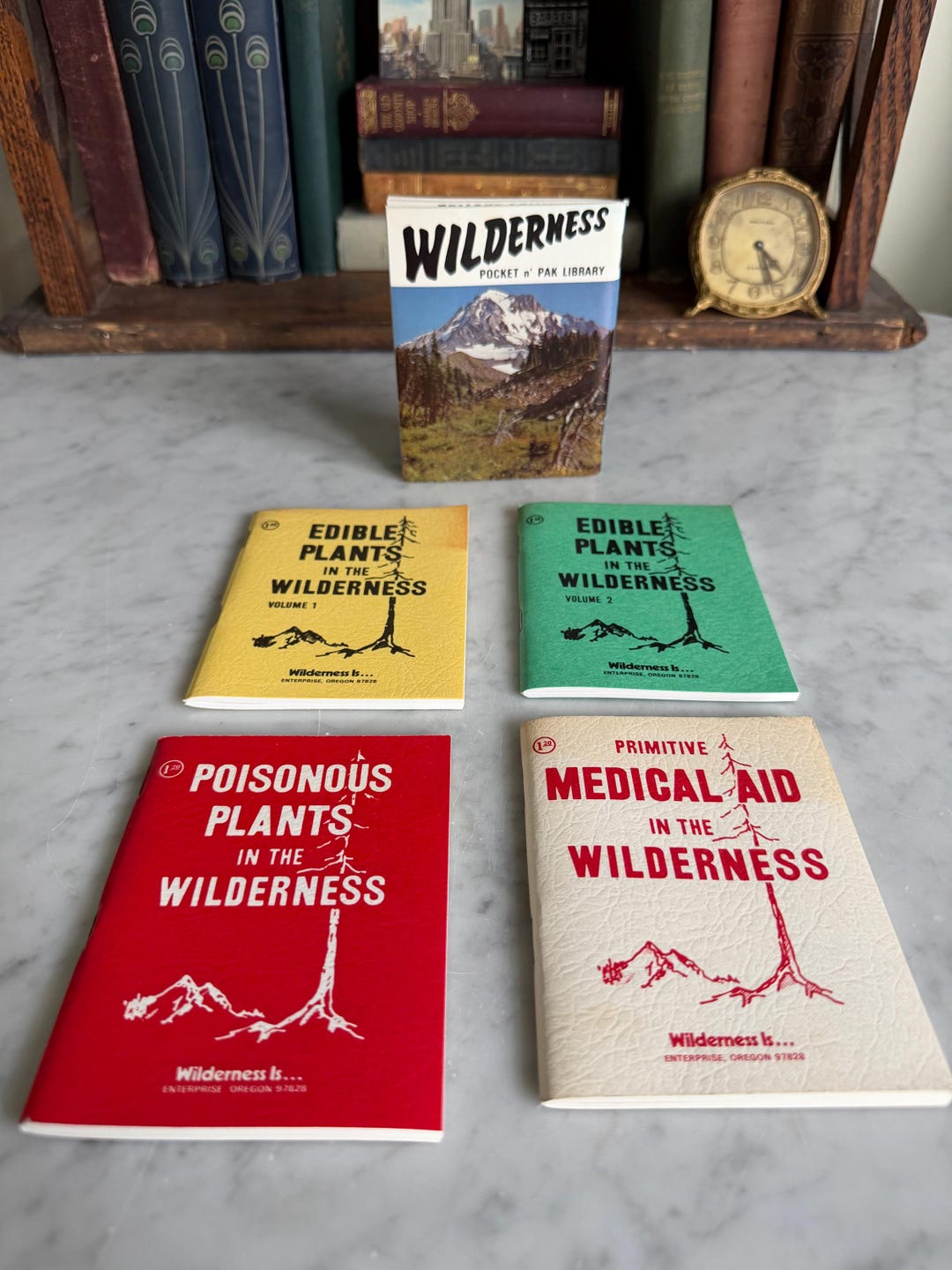 Vintage Wilderness Pocket N' Pak Library Survival Guides (1970s Edible ...