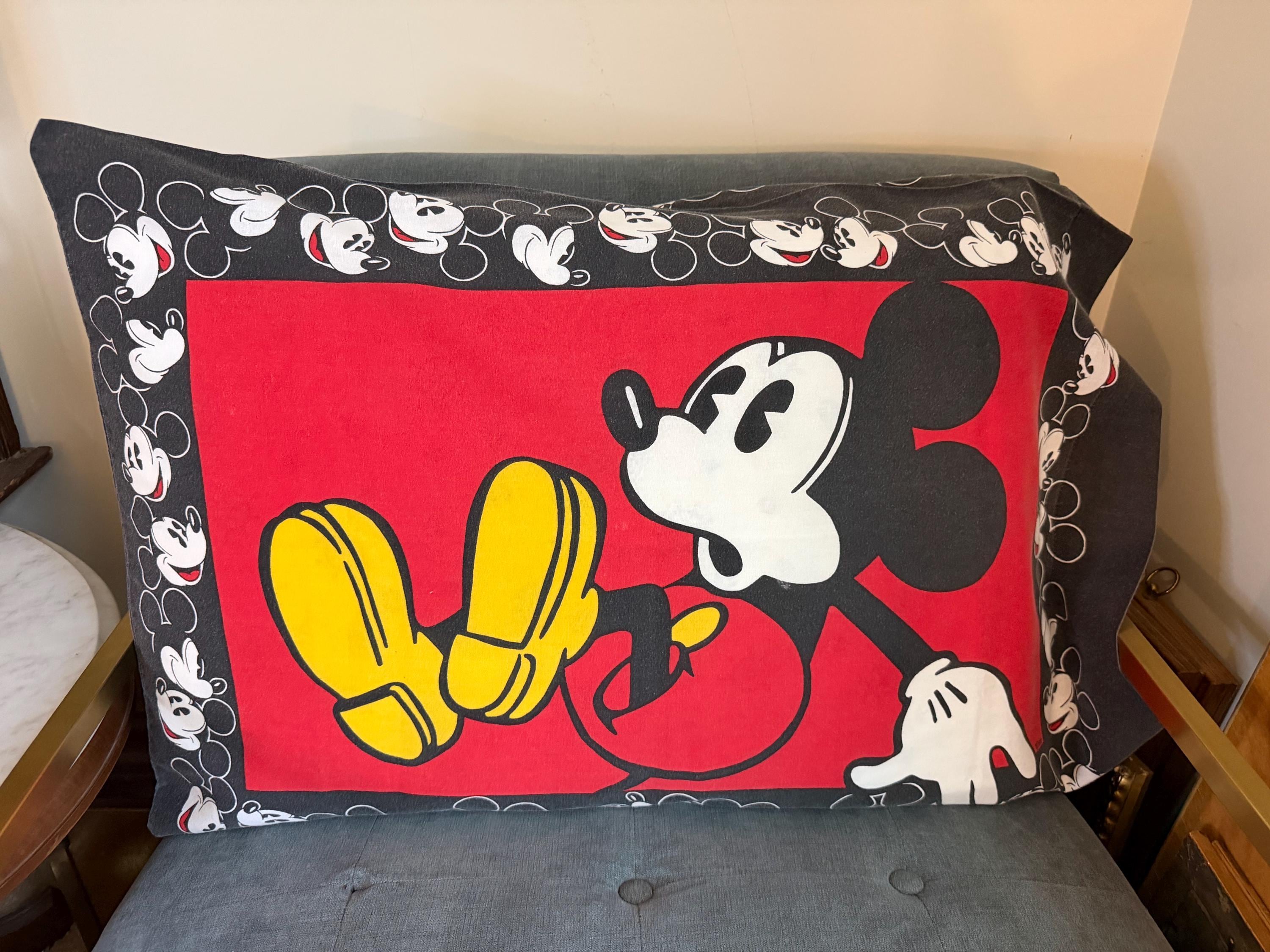 ディズニー　ミッキーマウス シーツ　ビンテージ　USA　セット Mickey Mouse Vintage Bedding - Etsy