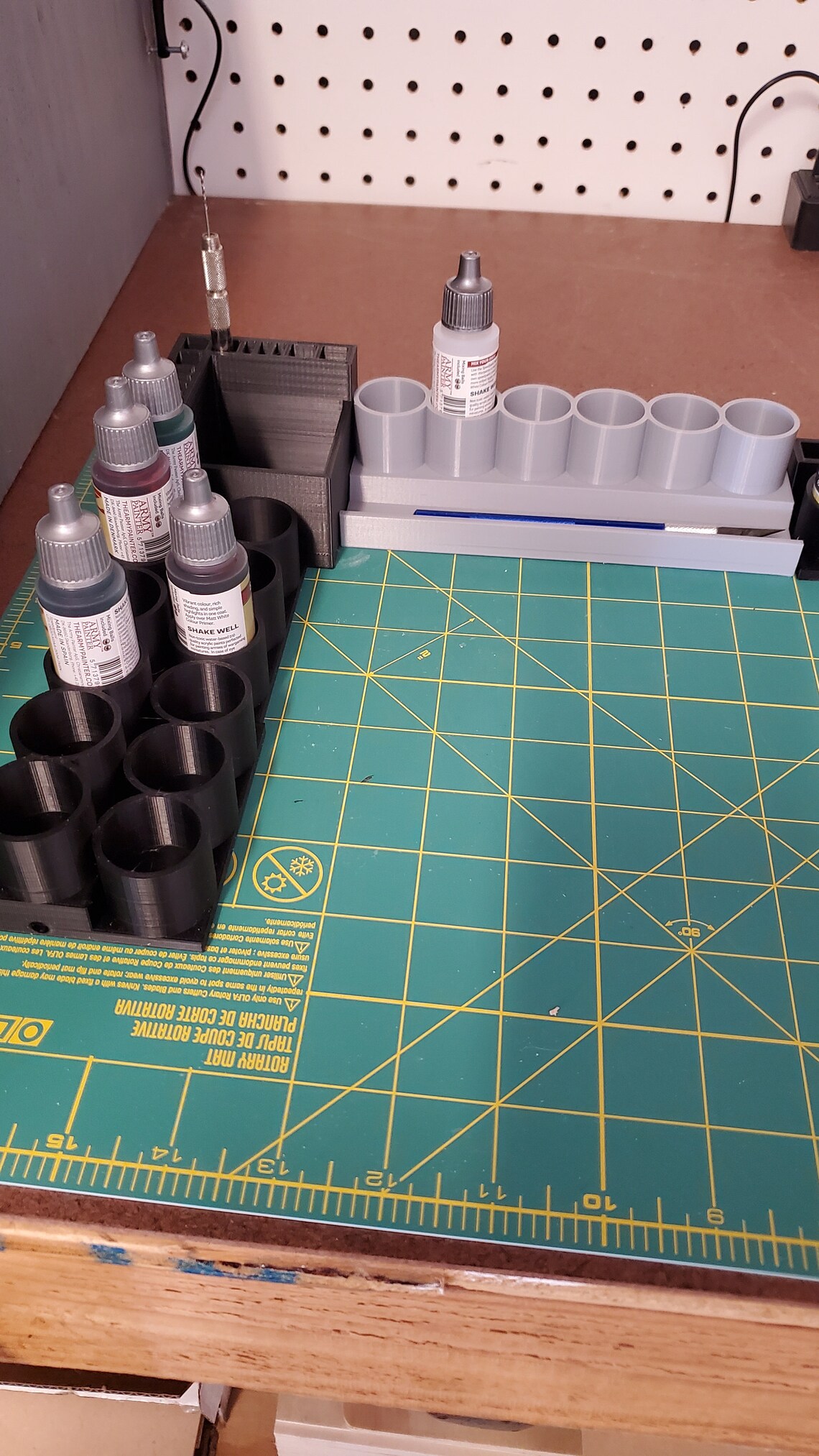 Miniature Paint Rack System Rack 6 With Tool Tray - Etsy