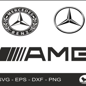 Mercedes Benz Logo Badge Vinyl Decal Stickers 120mm x 120mm for Car Lorry  HGV x2