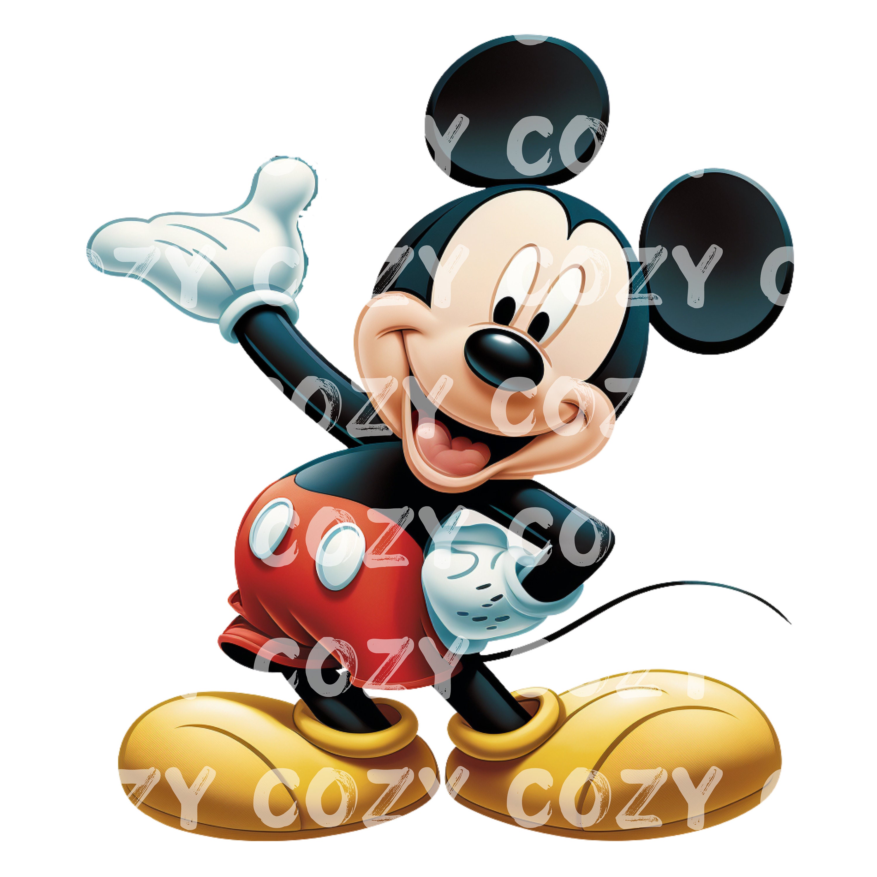 Mickey Mouse, Cartoon Characters, PNG. Sublimation, Print Then Cut