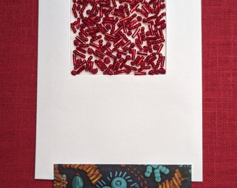Kit (Mini) - Kit de cartes en perles rouges